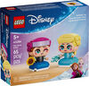 LEGO Disney La Reine des Neiges Anna et Elsa Miniatures, Deux Personnages en Briques de La Reine des Neiges pour les 5 Ans et Plus 43284