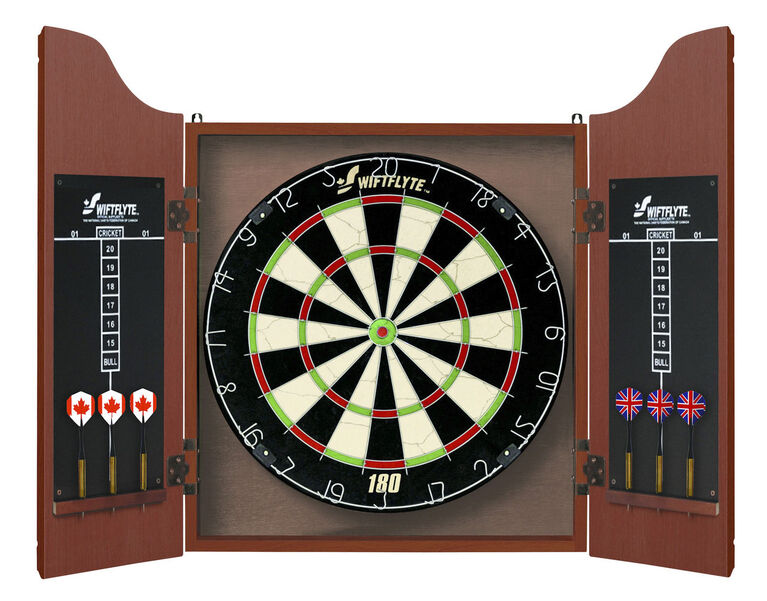 Swiftflyte - Classic Series Dartboard & Cabinet Set