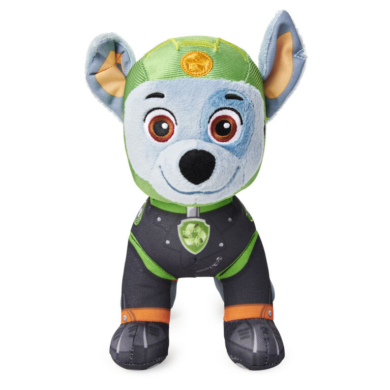 PAW Patrol, Moto Pups Rocky, Stuffed Animal Plush Toy, 8-inch