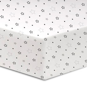 Koala Baby - Percale 1 Pk New Stars Grey