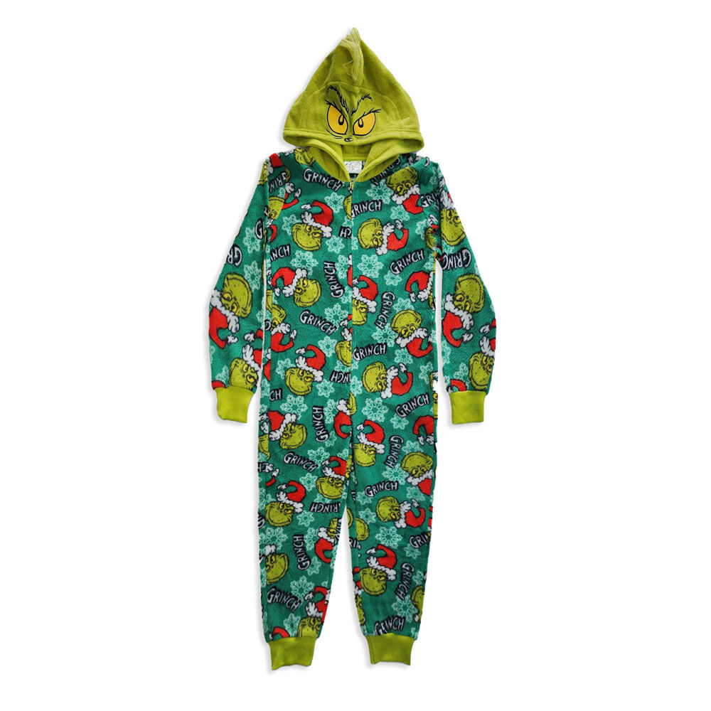 Adult Grinch Onesie Green L