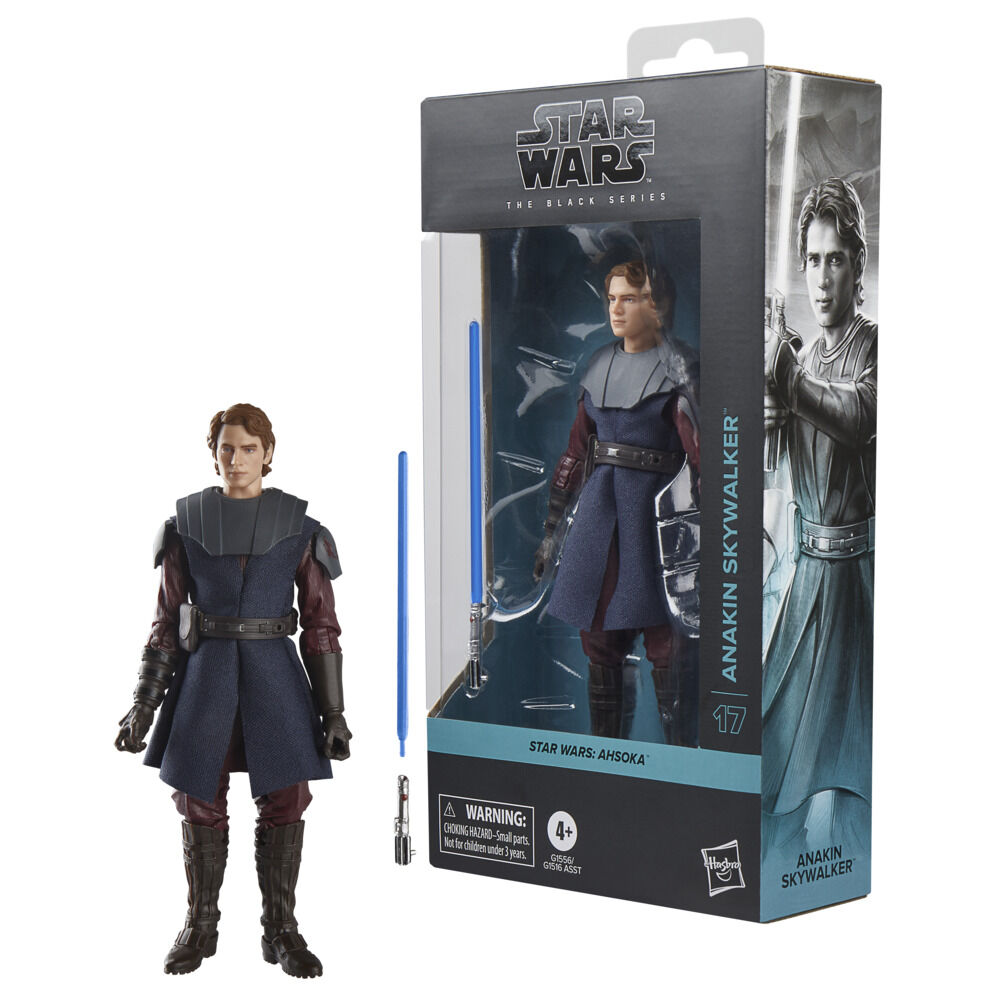 Star Wars The Black Series Anakin Skywalker, Star Wars: Ahsoka Premium Collectible 6 Inch Action Figure