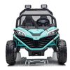 KIDSVIP UTV porteur 4X4 Dune Buggy 2 places 12 V sous licence pour enfants et tout-petits avec RC - Bleu