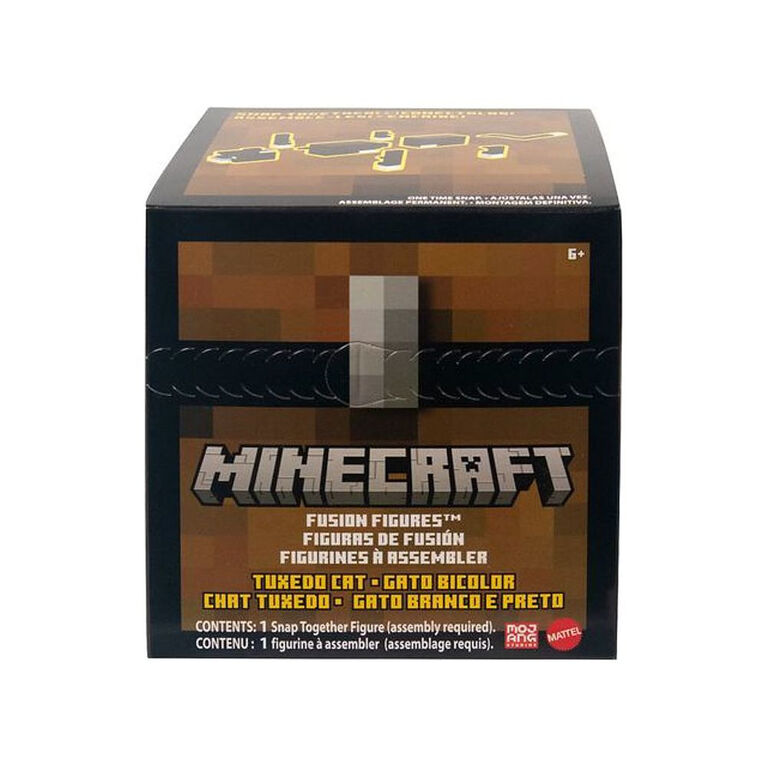 Minecraft - Figurines à Assembler - Figurine - Chat Tuxedo
