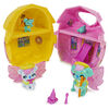 Hatchimals CollEGGtibles, Rainbow-cation Family Hatchy Home Playset with 3 Characters and up to 3 Surprise Babies (Style May Vary)