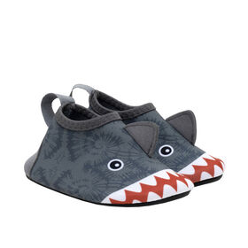Robeez - Aqua Shoes - Shibori Shark - Grey - 7 (2Y)