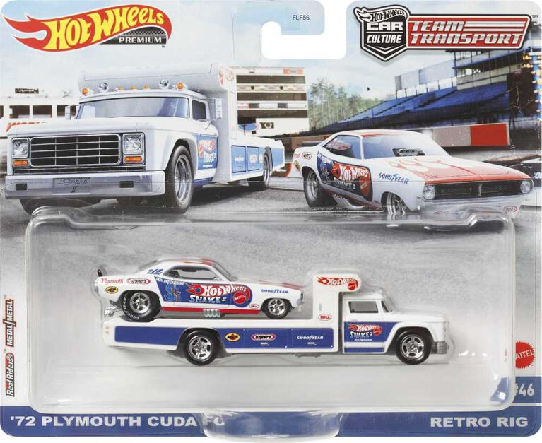 Hot Wheels Team Transport Truck and Race Car