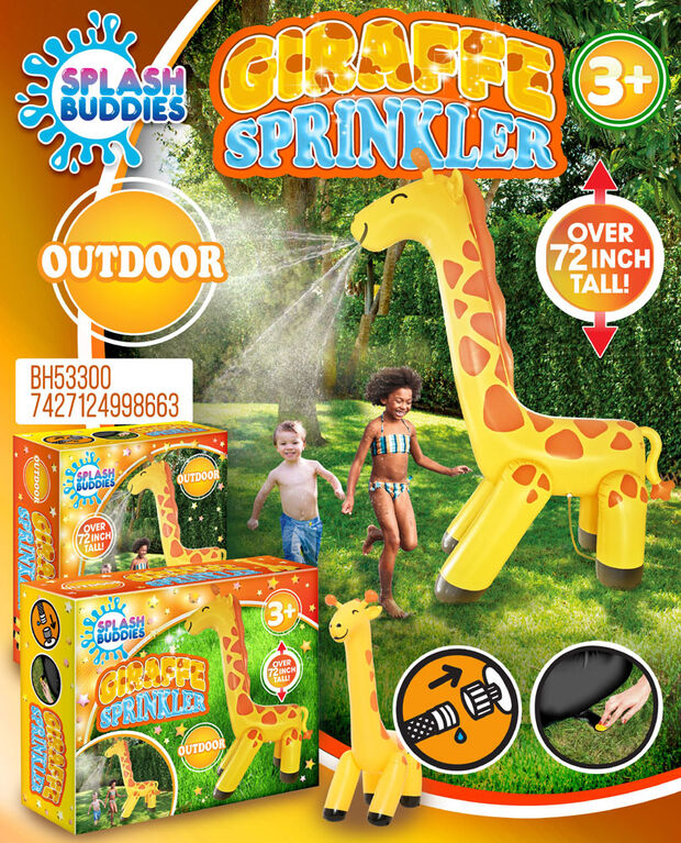 Splash Buddies Sprinkler Giraffe - English Edition