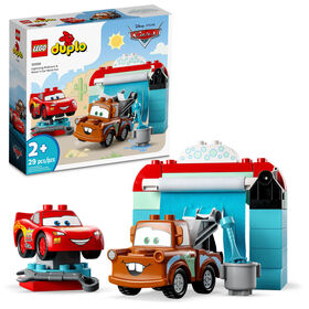 LEGO DUPLO  Les Bagnoles Disney et Pixar Le lave-auto amusant de Flash McQueen et Mater (29 pièces)
