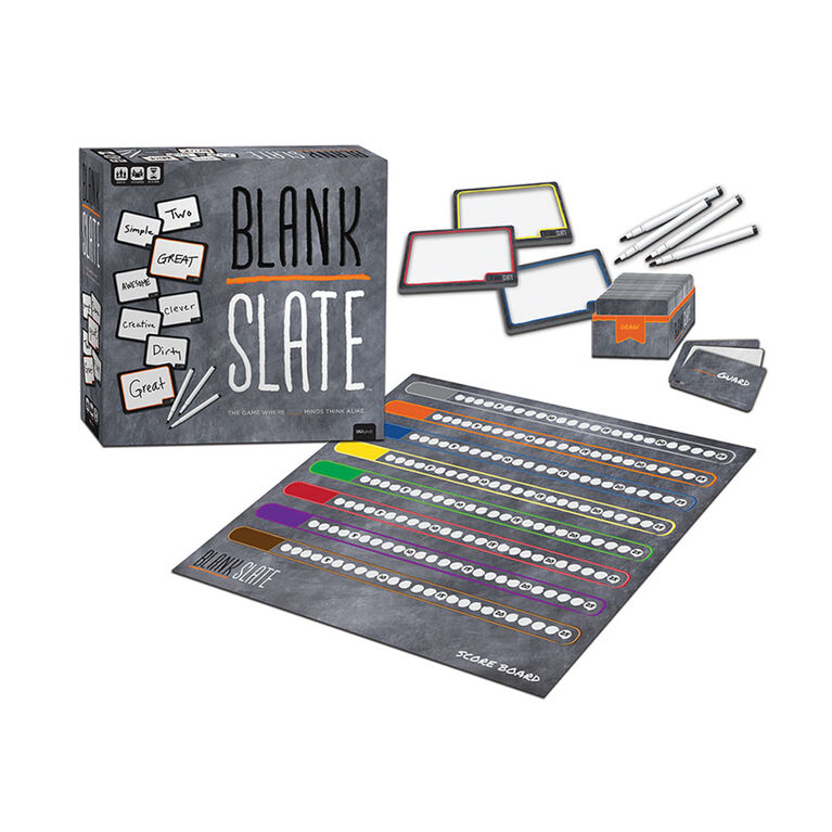 BLANK SLATE Jeu De Cartes - Édition anglaise