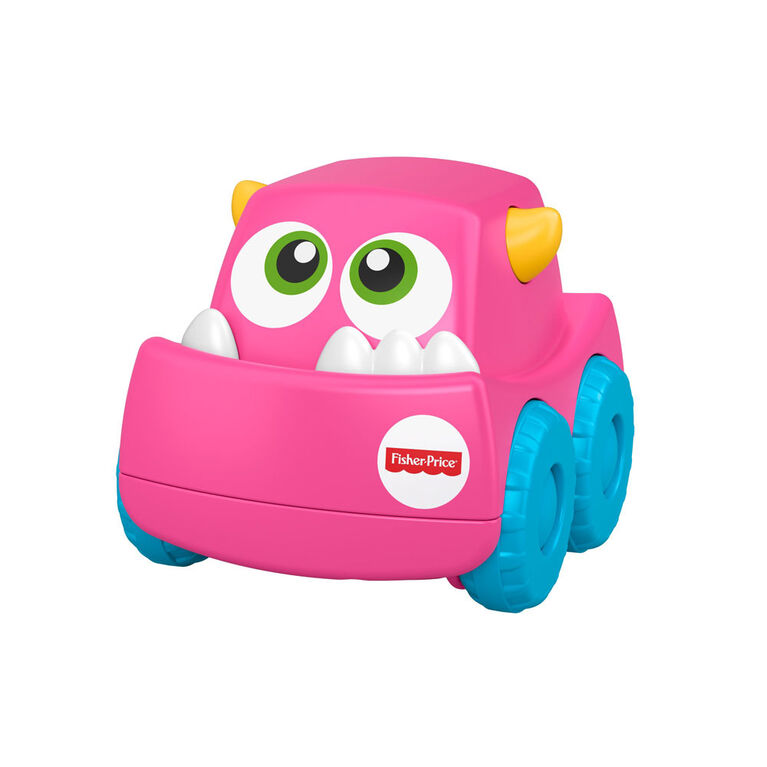 Mini Camion Monstre De Fisher Price Rose Jouet A Pousser Avec Bruits De Hochet Pour Bebe Babies R Us Canada Mini Camion Monstre De Fisher Price Rose Jouet A Pousser Avec Bruits De Hochet Pour Bebe Babies R Us Canada