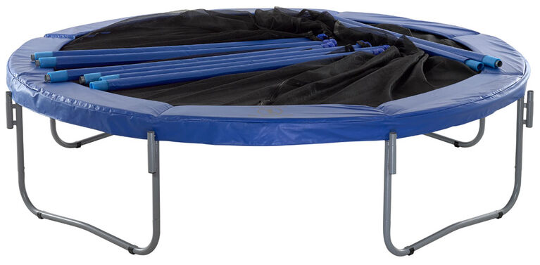 Upper Bounce 10 FT. Trampoline & Enclosure Set equipped with the New EASY  ASSEMBLE FEATURE