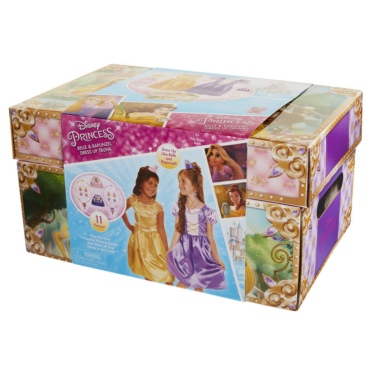 Disney Princess Dress Up Trunk Belle & Rapunzel - English Edition