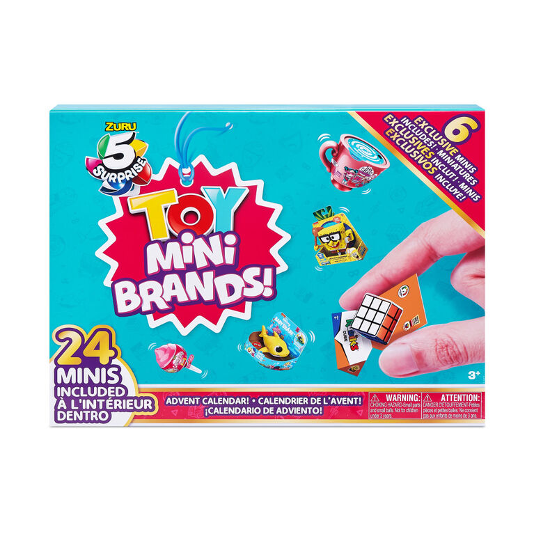 5 Surprise Toy Mini Brands Limited Edition Advent Calendar with 6