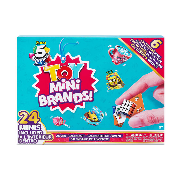 5 Surprise Toy Mini Brands Limited Edition Advent Calendar with 6 Exclusive Minis by ZURU
