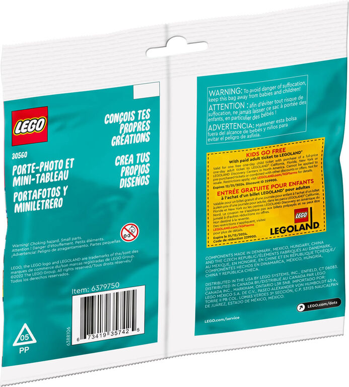 LEGO DOTS Porte-photo et minitableau Ananas 30560