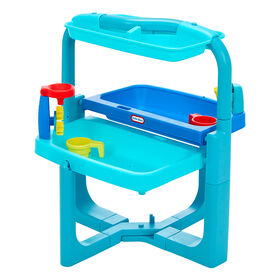 Little Tikes Easy Store Outdoor Folding Water Play Table with Accessories