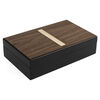 Legacy Deluxe Double-6 Dominoes, Classic Original Board Game Set of 28 Dominoes in Luxury Lined Wood Case