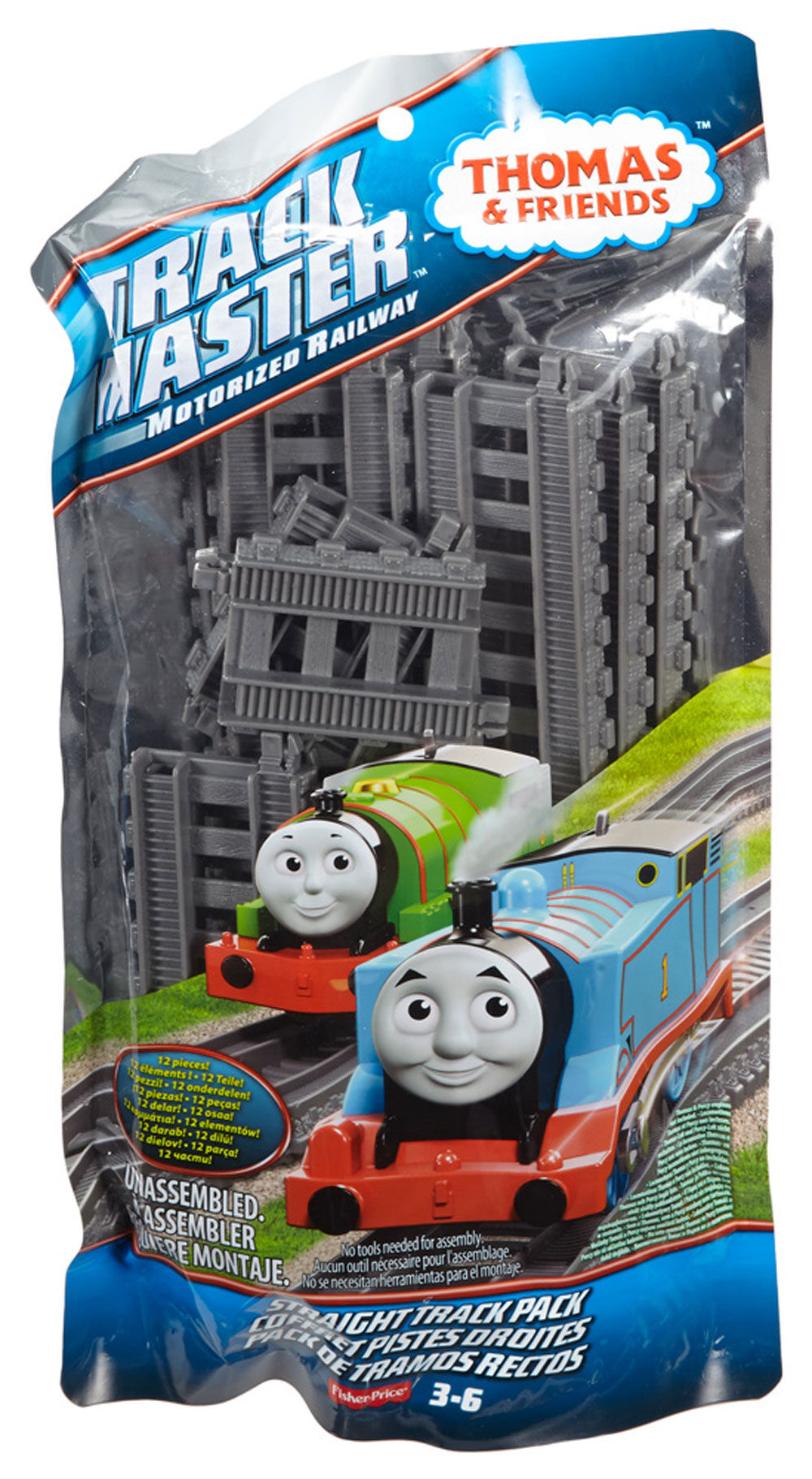 Thomas Friends TrackMaster Straight Track Pack