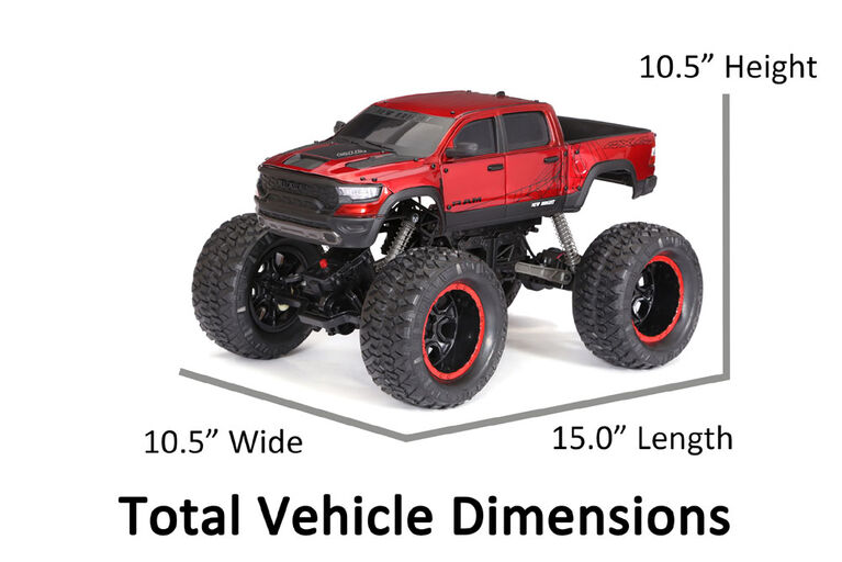 1:10 R/C 4X4 Heavy Metal Truck, RAM 1500