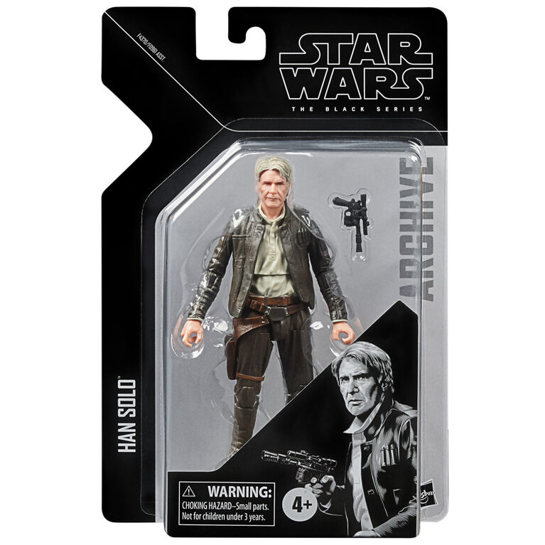 Star Wars The Black Series Archive Han Solo Toy 6-Inch-Scale Star Wars: The Force Awakens Collectible Action Figure