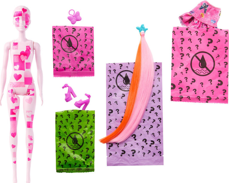 Barbie-Color Reveal-Poupée Totally Denim avec 6 surprises