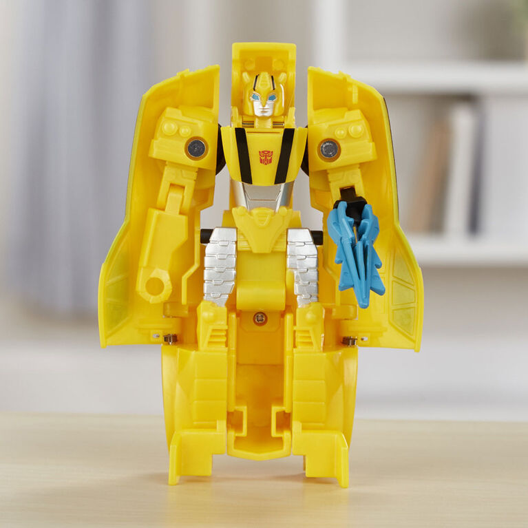 Transformers Cyberverse Action Attackers: 1-Step Changer Bumblebee Action Figure