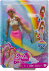 Barbie Dreamtopia Rainbow Magic Mermaid Doll with Rainbow Hair and Water-Activated Color Change Feature