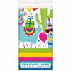 Llama Bday Nappe en Plastique 54" x 84"