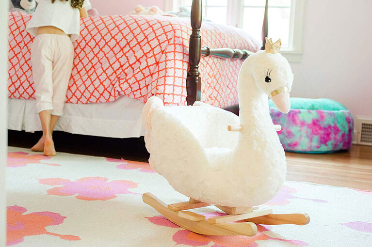 Soft Landing Joyrides Swan Character Rocker