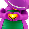 Fisher-Price Barney's World Heart Hands Barney Toy Figure with Music & Lights for Kids