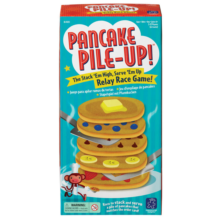 Pancake Pile-Up! Relay Game - English Edition