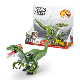 Action Dinosaure Rapace Robo Alive par ZURU
