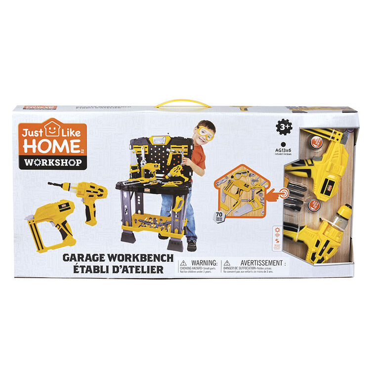 Just Like Home Workshop - Garage Workbench 70 Pieces