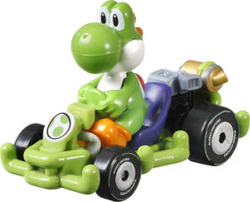 Hot Wheels - MarioKart- Yoshi avec Kart de cadre de tuyau
