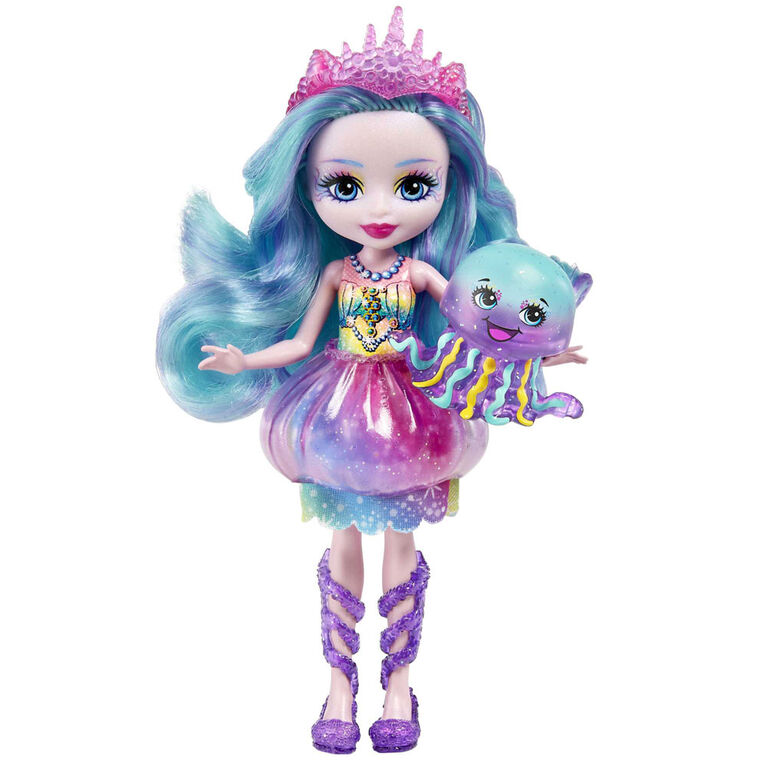 Royal Enchantimals Ocean Kingdom Jelanie Jellyfish and Stingley Doll - R Exclusive