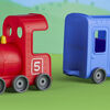 Peppa Pig Peppa's Adventures Miss Rabbit's Train 2-Part Detachable Vehicle Preschool Toy