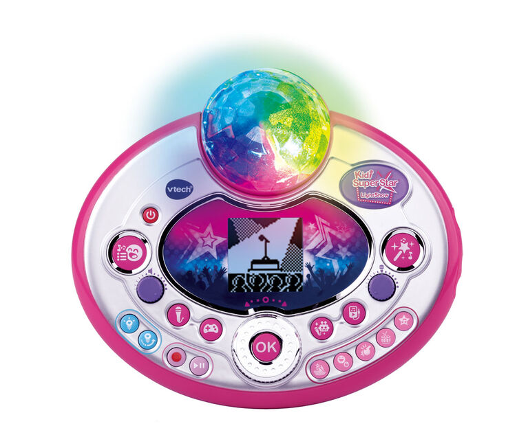 VTech Kidi Star Karaoke Machine (Pink/Purple) - French Edition