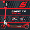 Rugged Racer R3 Neo 2 Wheel Kick Scooter- Red - English Edition