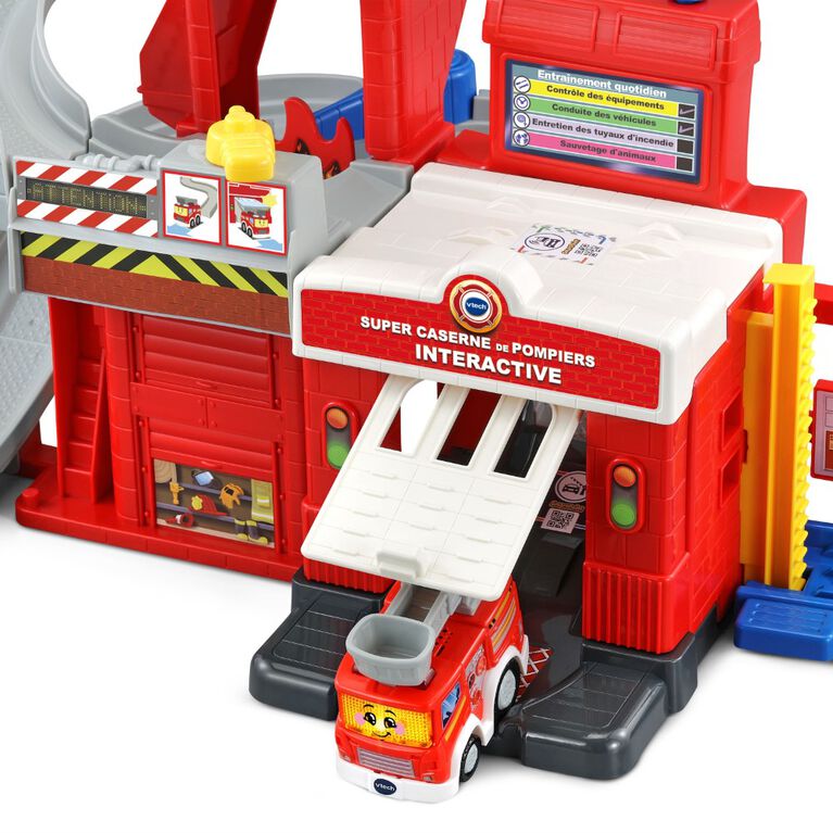 VTech Tut Tut Bolides Super caserne de pompiers interactive - Édition  française