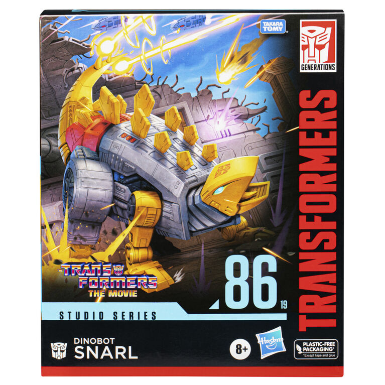 Transformers Studio Series Leader 86-19 The Transformers: The Movie Dinobot Snarl 8.5 Inch Action Figure