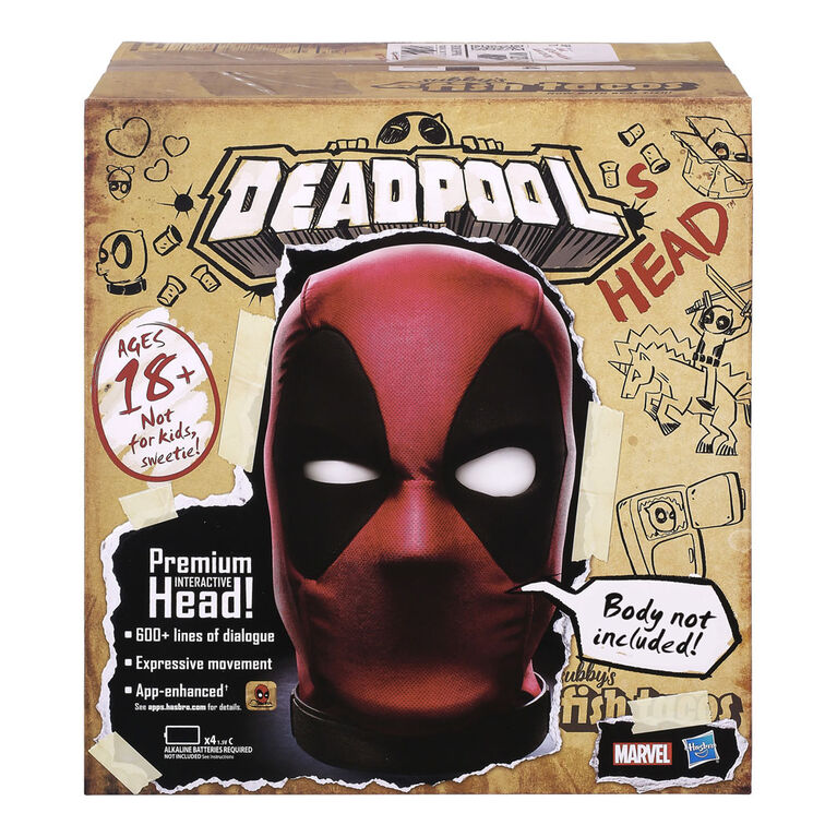 Marvel Legends Deadpool's Head Premium Interactive with 600+ SFX and Phrases