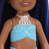 Barbie - Chelsea- Poupée Sirène, cheveux bleus et queue de sirène