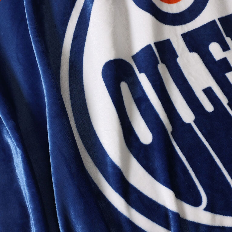 NHL Edmonton Oilers Plush Blanket, 60" x 70"
