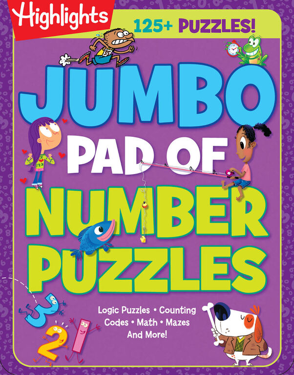 Jumbo Pad of Number Puzzles - Édition anglaise