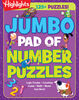 Jumbo Pad of Number Puzzles - English Edition