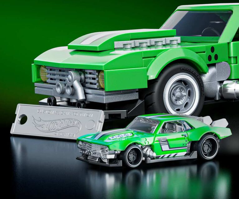 Mattel - Brick Shop - HW - Camaro Custom 1968, 289 pièces, de collect.