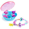 Twisty Petz, Série 3, Pack de 4 mini-animaux, Coffret de bracelets chiots et chatons avec écrin