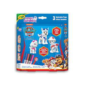 Animaux Scribble Scrubbie Pat'Patrouille de Crayola, 3 pièces