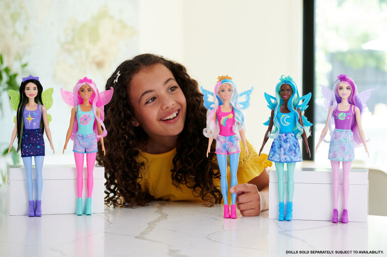 Barbie Color Reveal Doll with 6 Surprises, Rainbow Galaxy Series